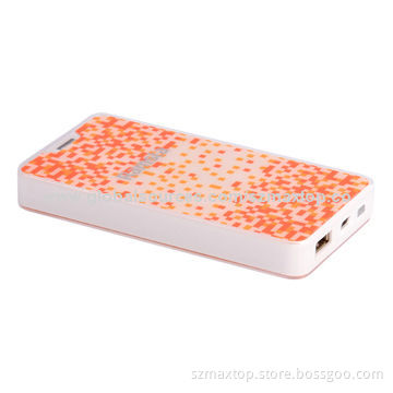 Mobile phone power bank, 6,000mAh for iPhone, with 4 LED indicator lightsNew
